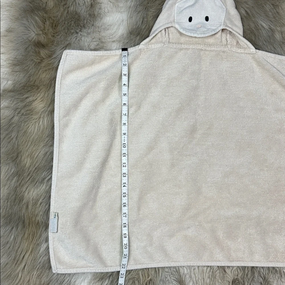 Pottery Barn Kids Hooded Bath Towel Fish and Sheep Toddler Beach Pool Preowned